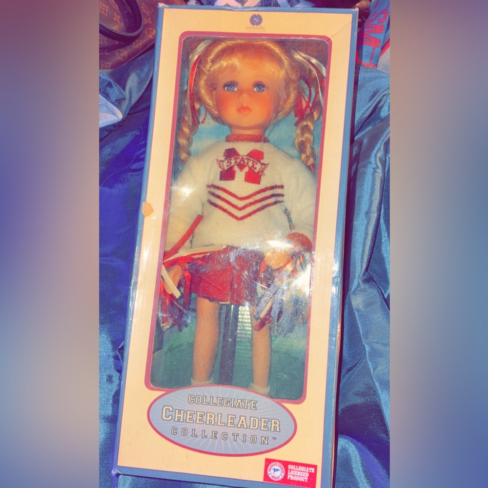 Msu porcelain cheerleader vintage